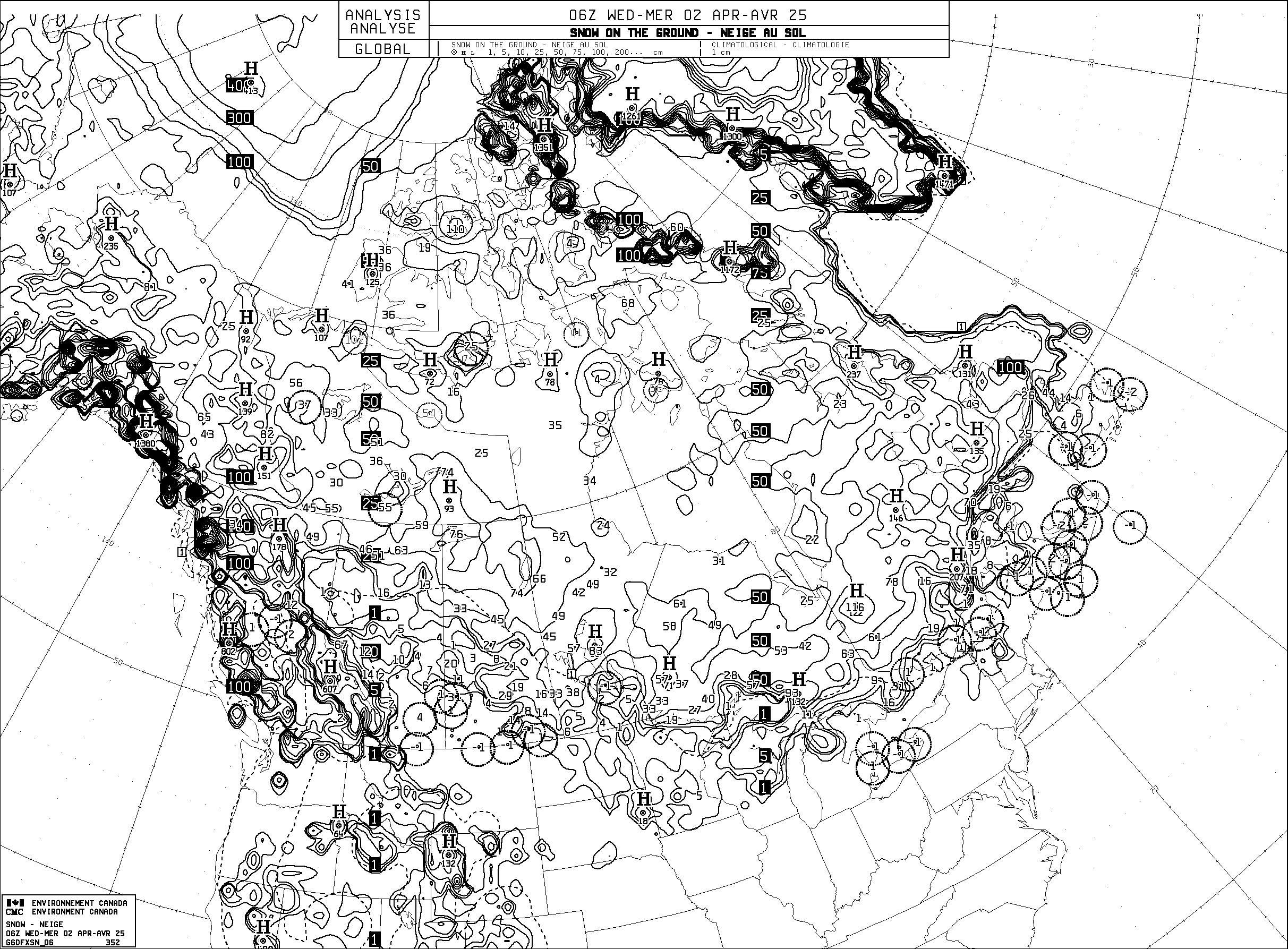 Synoptic Chart Canada