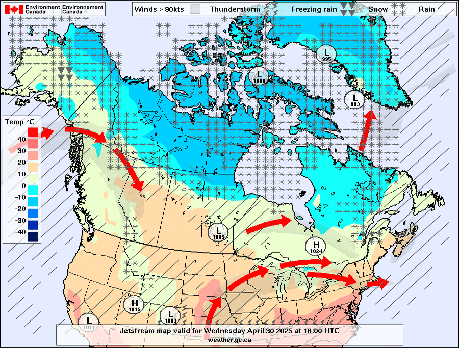 North American Weather System